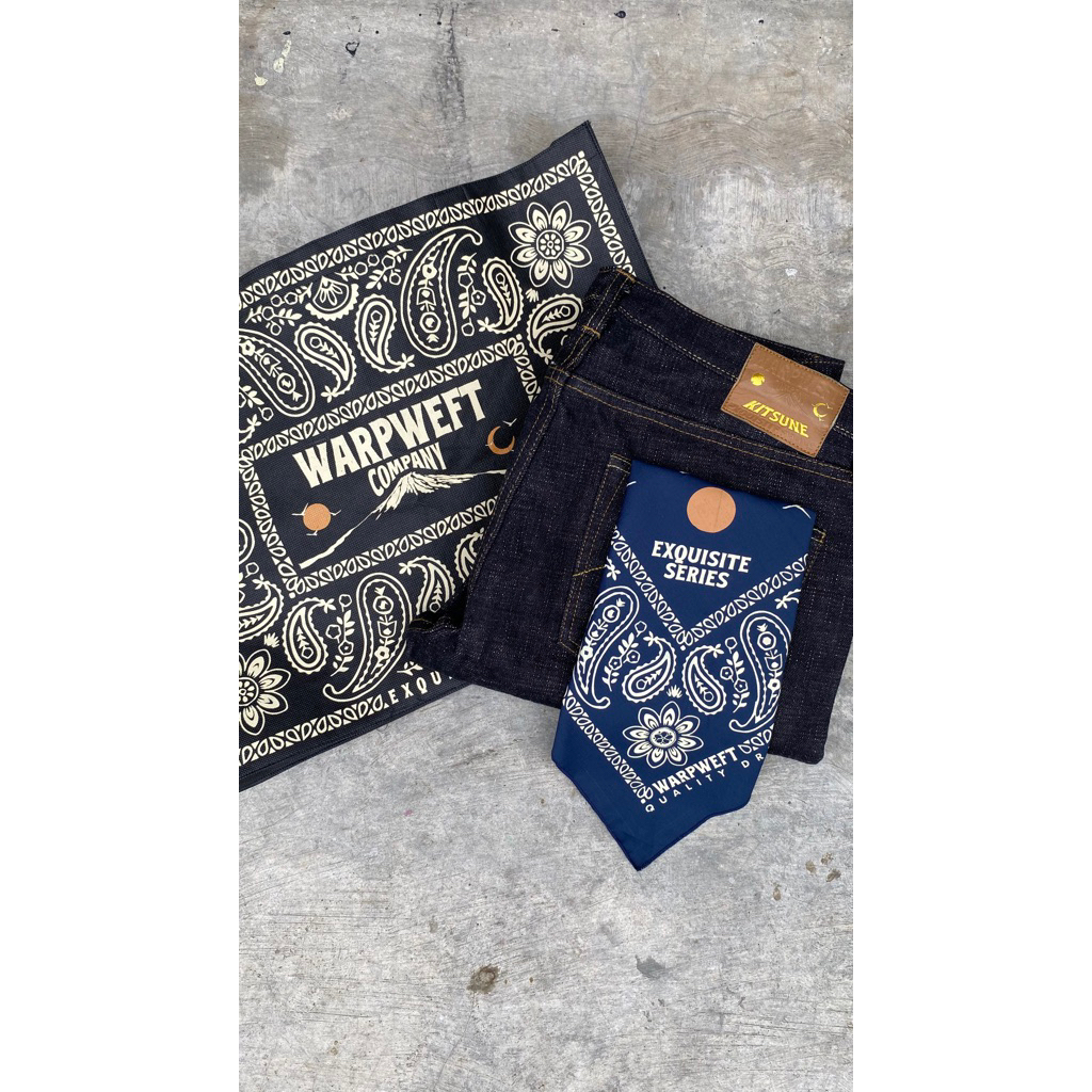 DENIM WWCO WARPWEFT EX-303 // 21oz FOX SLUB "KITSUNE II"  LIMITED ITEM  Size : 38 Fit ke 36