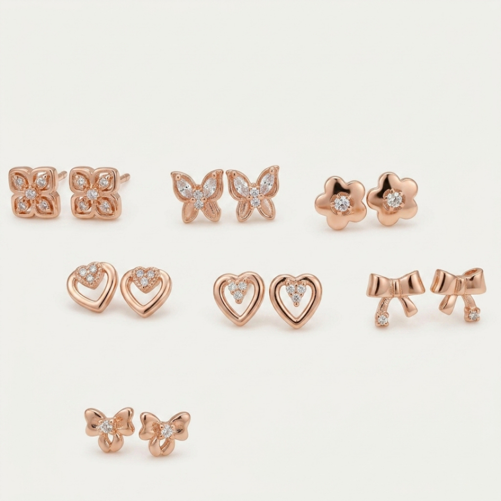Banyak Pilihan Anting Suweng Permata Simpel