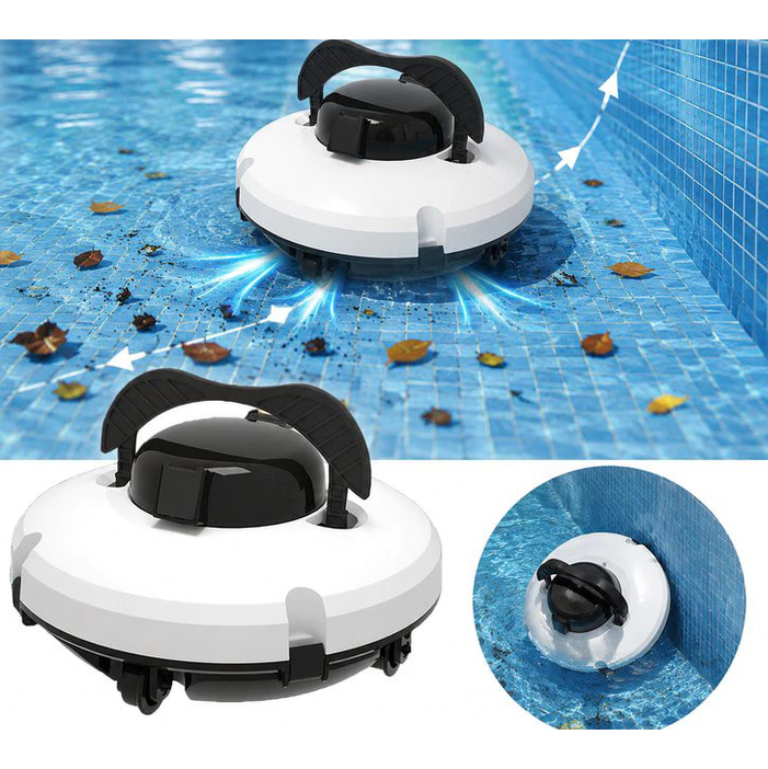 Robotic Pool Cleaner Mini Robot Pembersih Kolam Renang Vacuum Cleaner Otomatis IPX7
