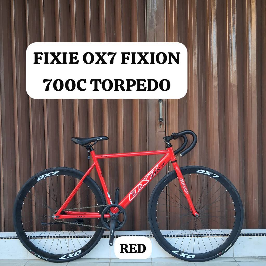 (batam) Sepeda Fixie OX7 FIXION Fixed Gear Torpedo