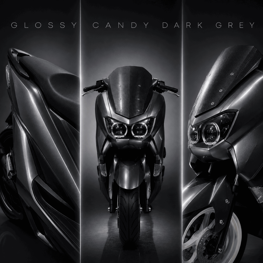 Sticker Candy Glossy Dark Grey Skotlet Motor Candy Glossy Dark Grey METERAN