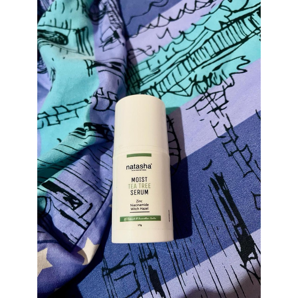 Natasha Moist Tea Tree Serum Azelaic Peptide + Tea Tree Oil Serum - Redakan Kemerahan dengan Serum A