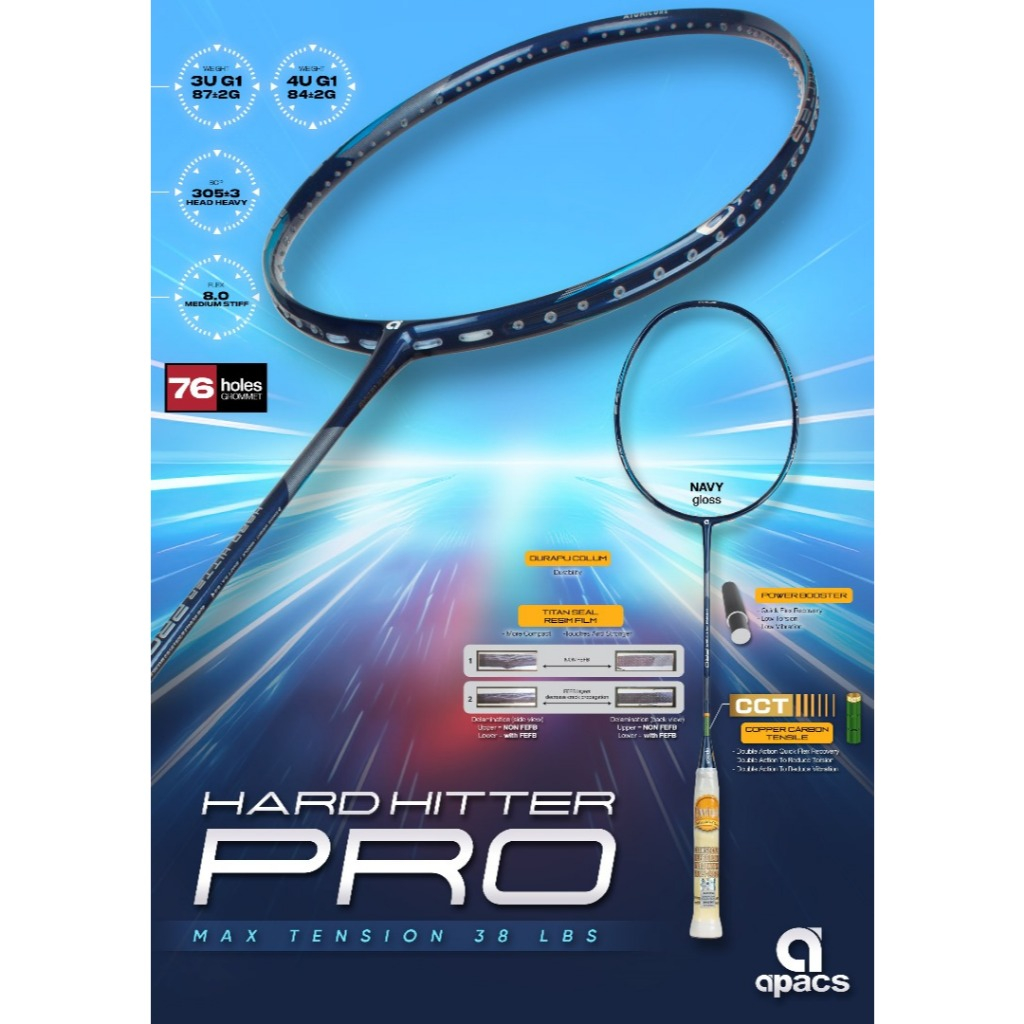 Raket Badminton Apacs Hard Hitter Pro
