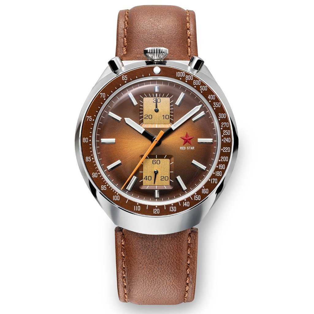 Jam Red Star Citizen Bulhead Homage Chronograph