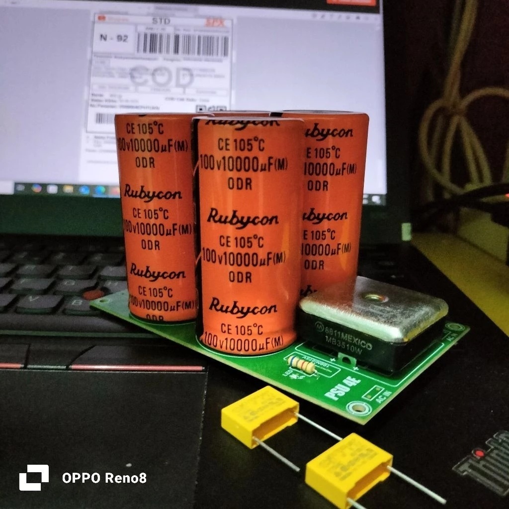 Kit PSU 4 Elco 100v Rubycon 10000f 100v Rubicon