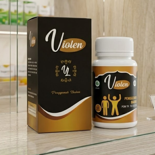 obat gemuk VIOLEN 60 kapsul - penggemuk badan penambah nafsu makan asli manjur