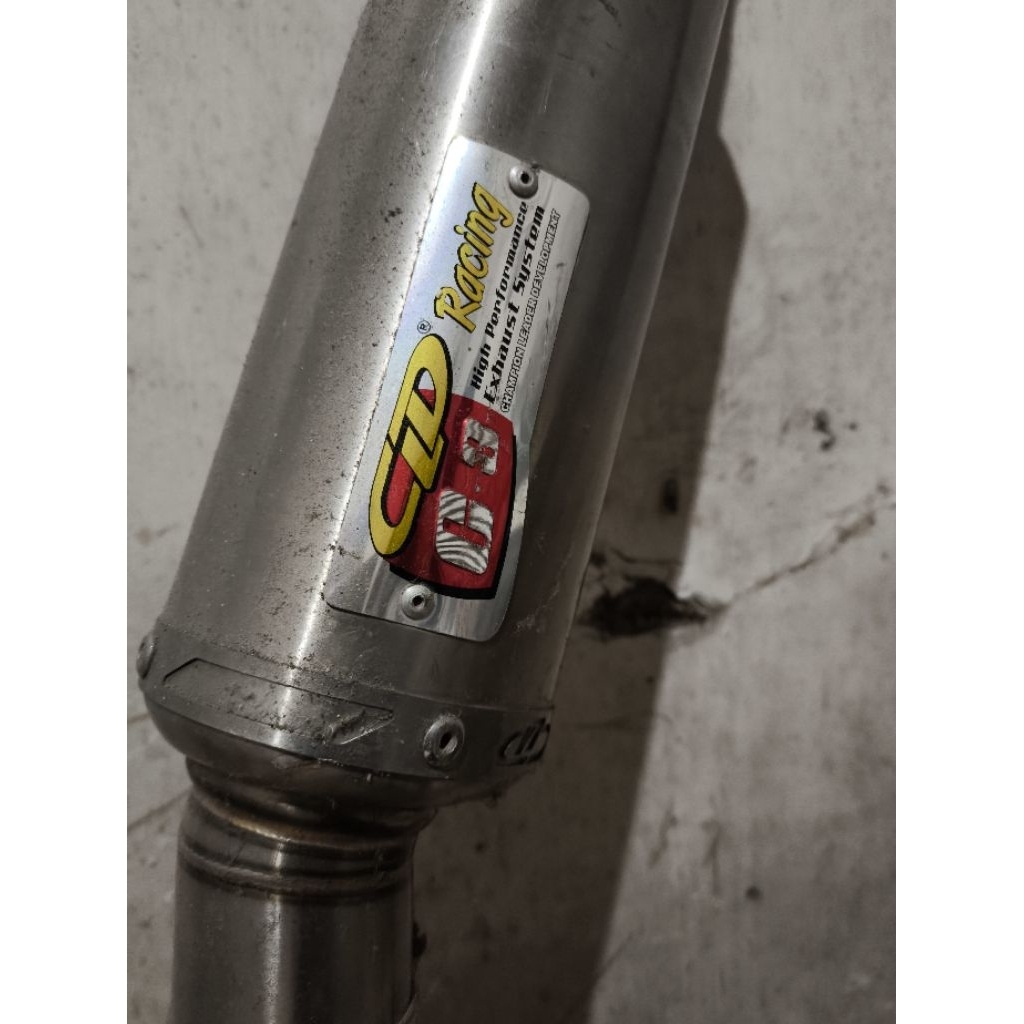 knalpot original CLD C3 oval inlet 50mm