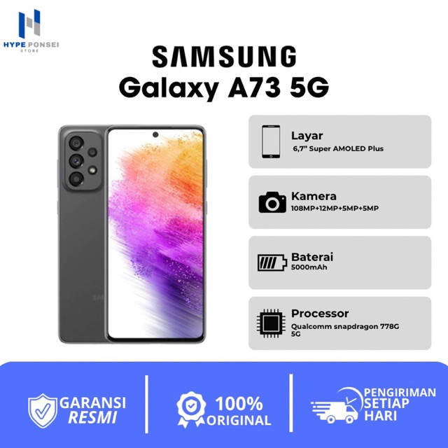 Samsung Galaxy A73 5G Second Resmi SEIN