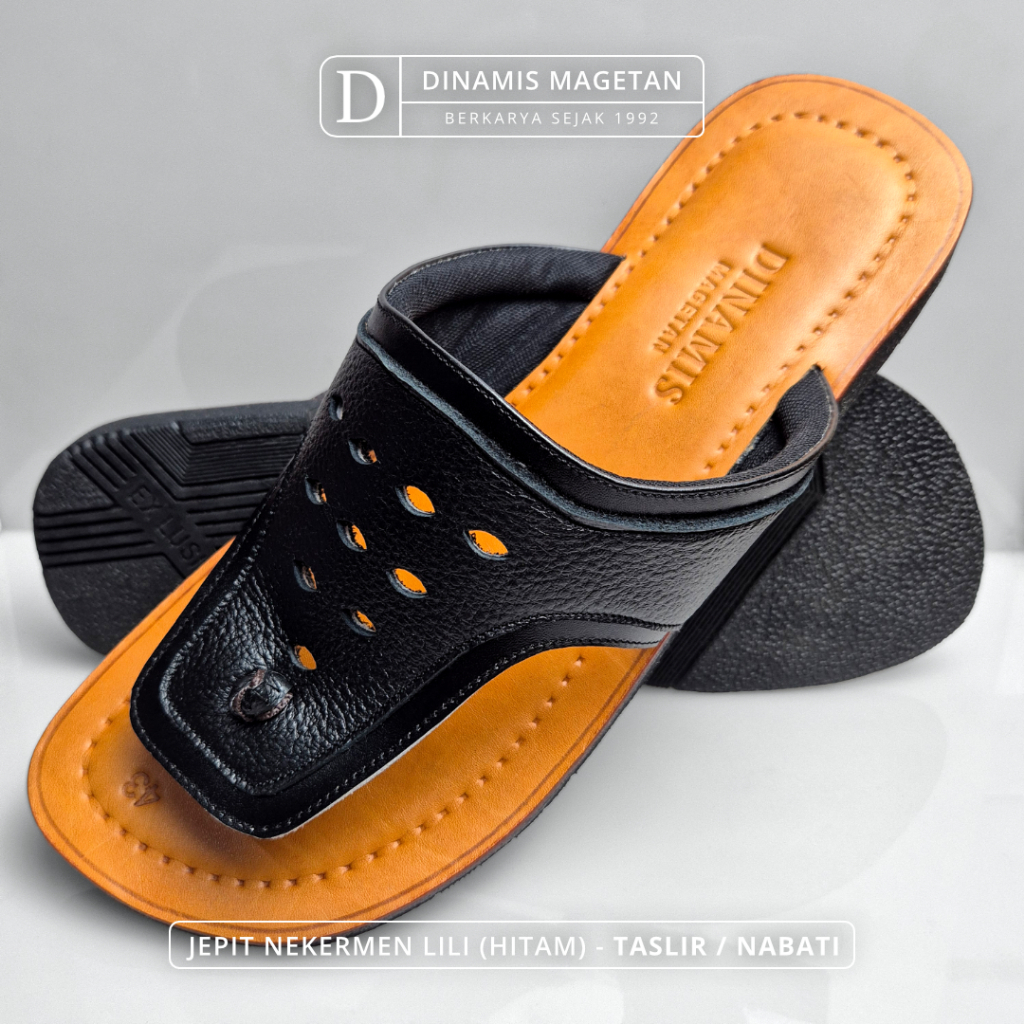 Sandal Kulit Pria Jepit Nekermen Lili