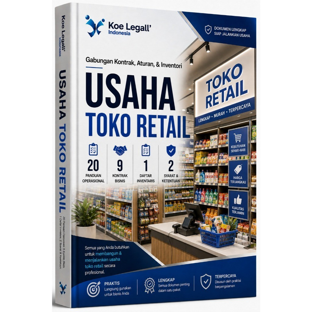 Paket Contoh Draft Template Peraturan Kontrak SOP Usaha Retail Lengkap
