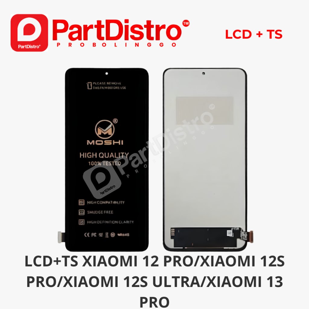 LCD TS XIAOMI 12 PRO/XIAOMI 12S PRO/XIAOMI 12S ULTRA/XIAOMI 13 PRO BLACK