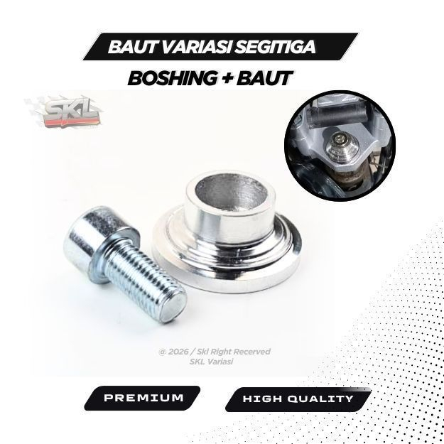Baut Variasi Segitiga Atas RX King | Baut Komstir RX King + Baut L