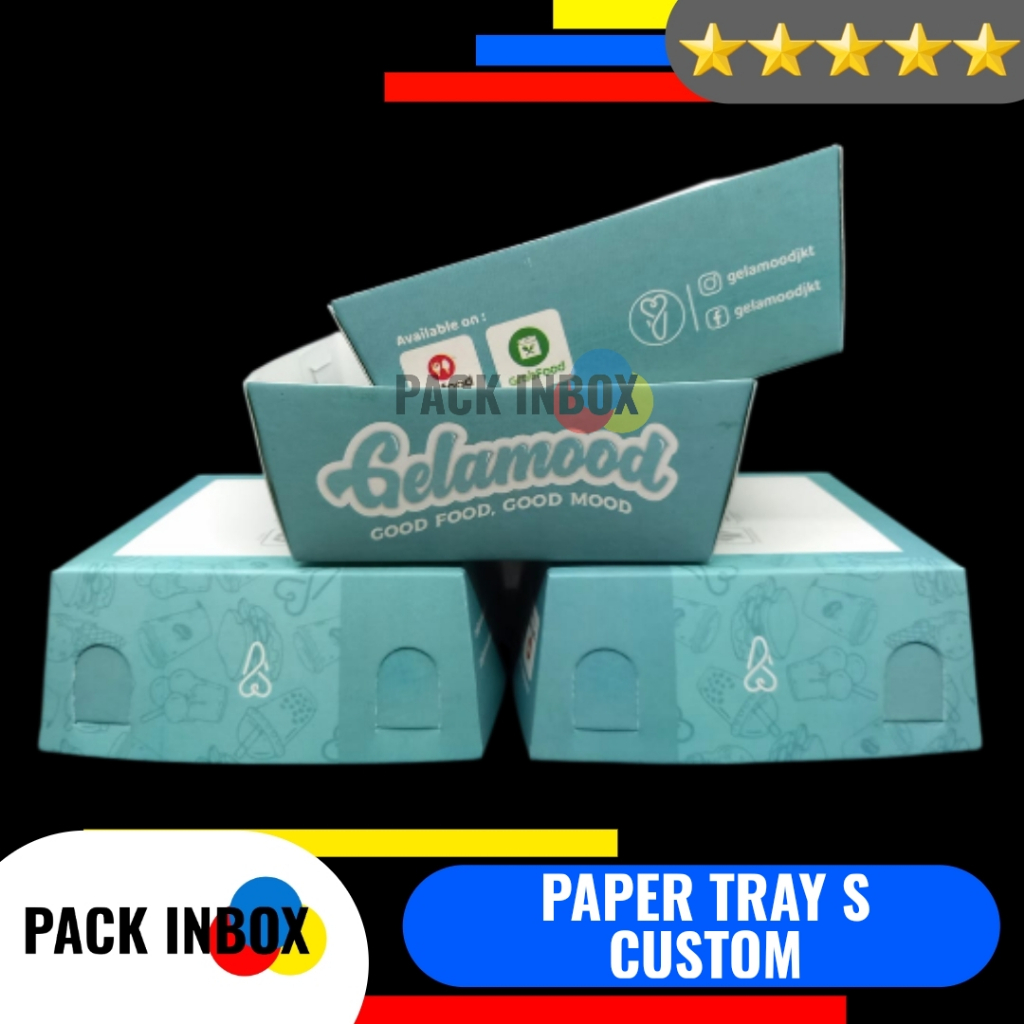 PAPER TRAY S CUSTOM DESAIN PAPER TRAY FOOD CUSTOM PAPER TRAY S CUSTOM