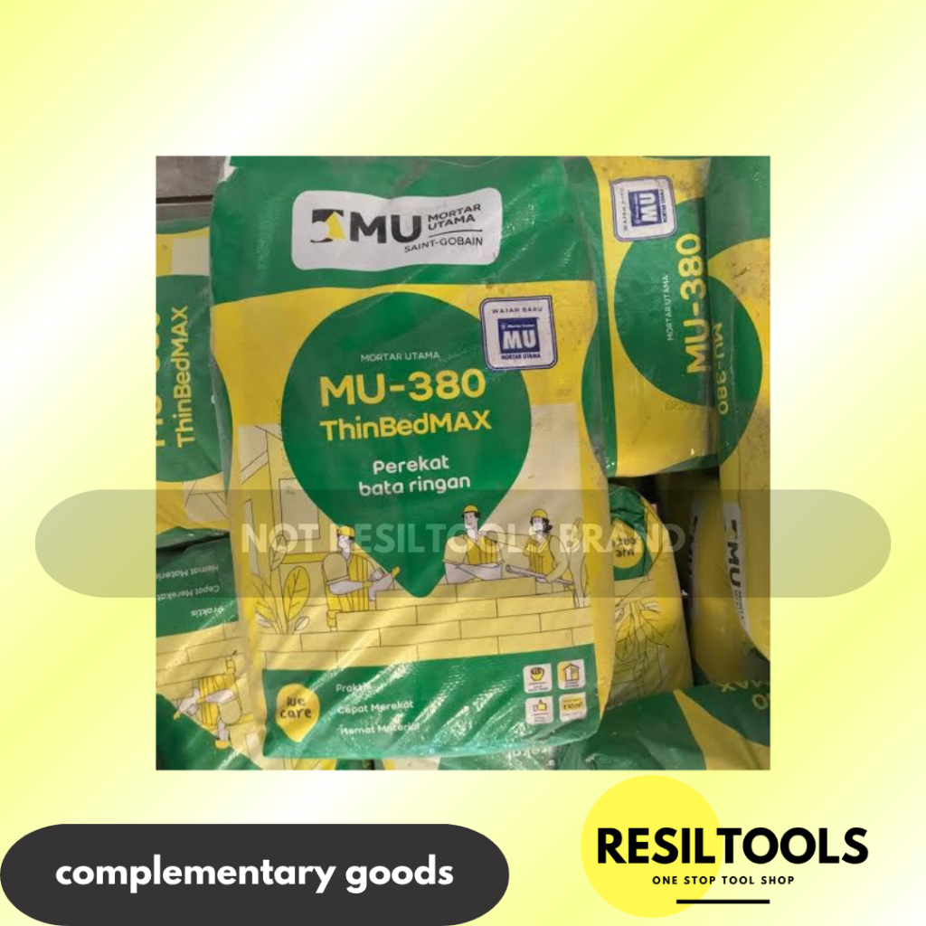 Mortar Utama MU 380 PEREKAT BATA RINGAN Mortar Instan Plester