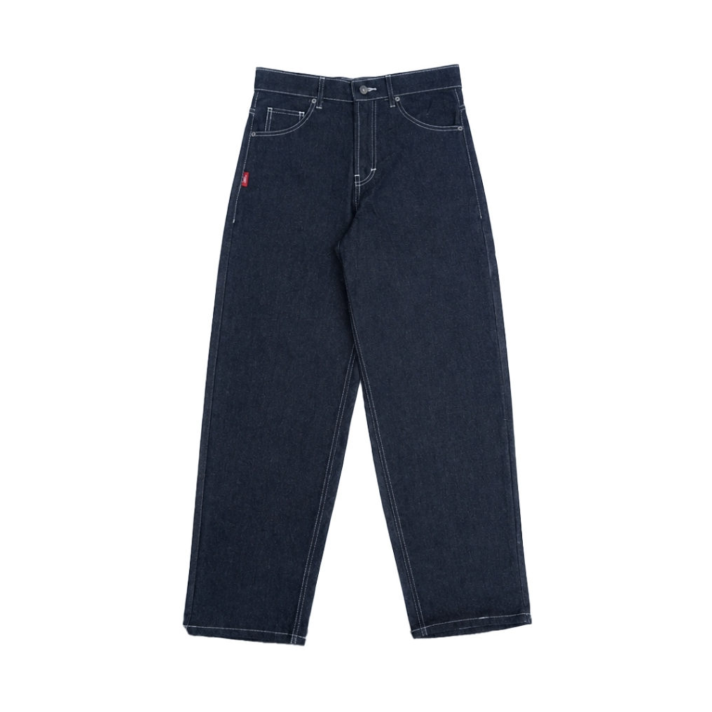 GVFI  Our Bond Baggy Raw Jeans Blue