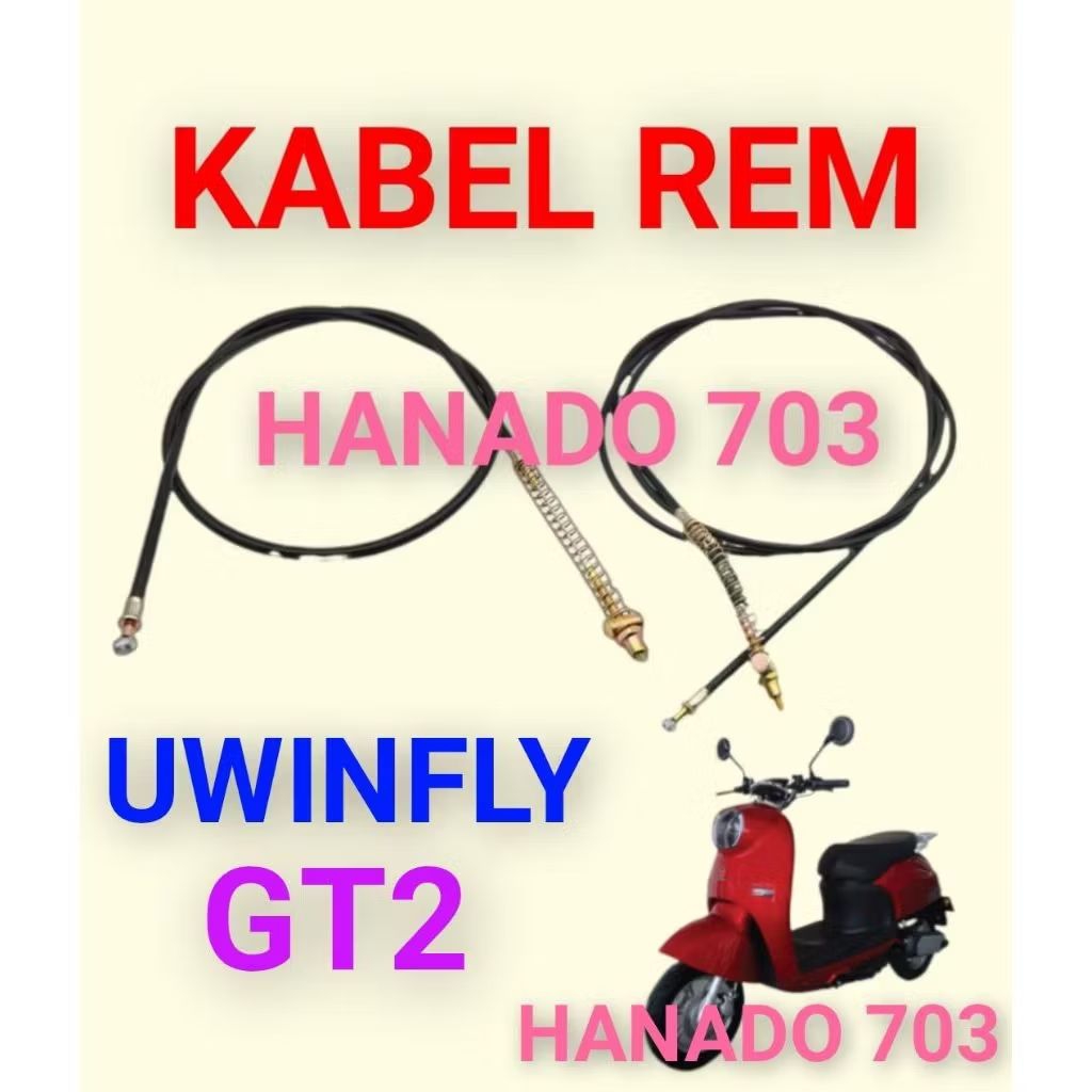 Kabel rem sepeda listrik Uwinfly GT2 tali rem sepeda listrik Uwinfly GT2