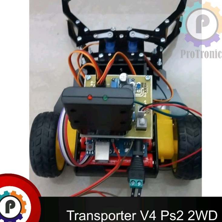 Robot Transporter V4 Joystick PS2 Wireless 2WD
