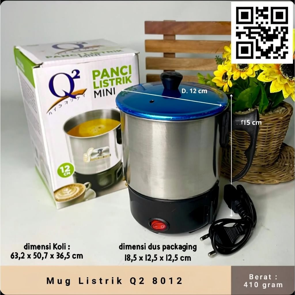 Q2 Q2-8012 Mug Listrik