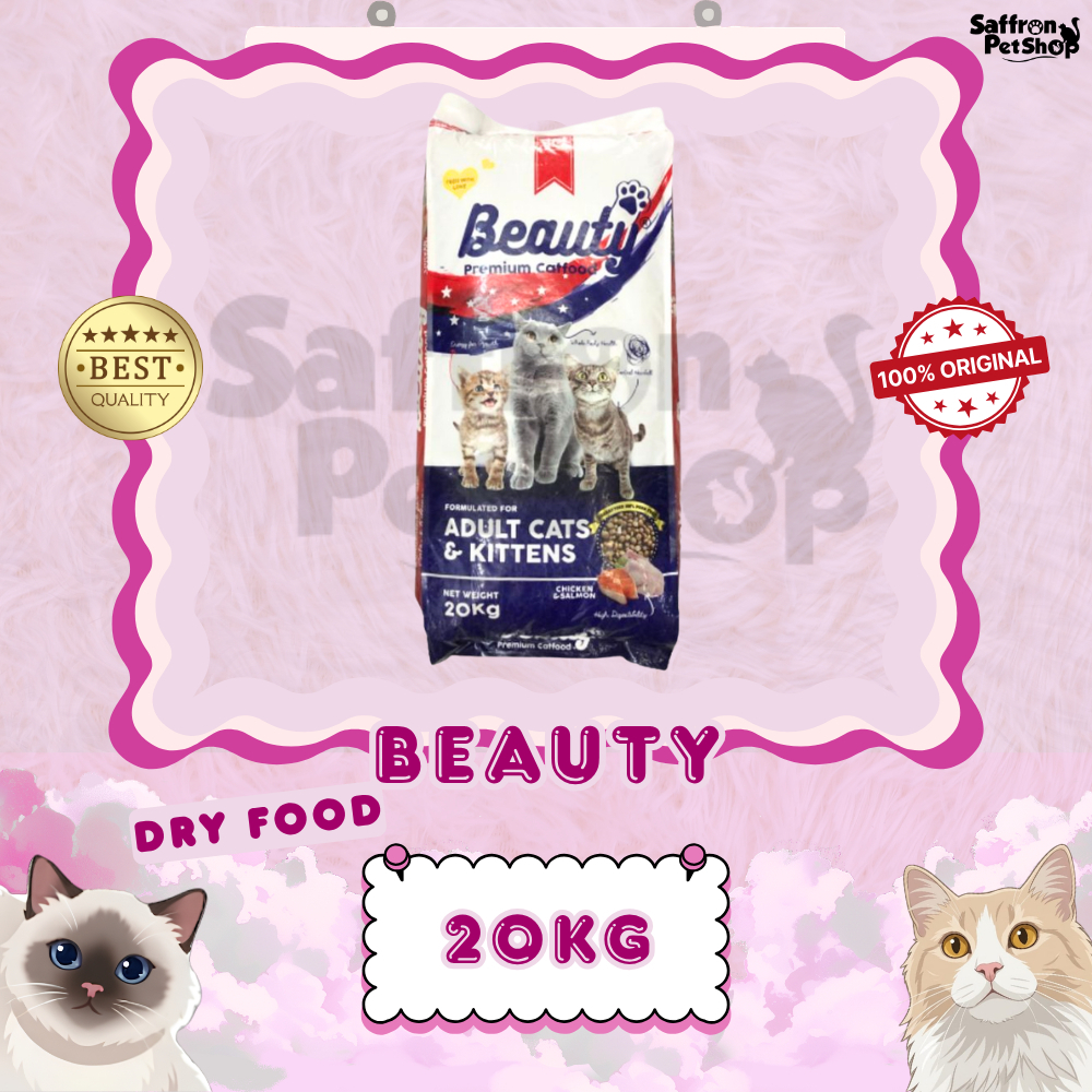 BEAUTY CAT 20 KG, MAKANAN KUCING BEAUTY