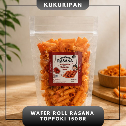 WAFER ROLL RASANA TOPPOKI 150GR