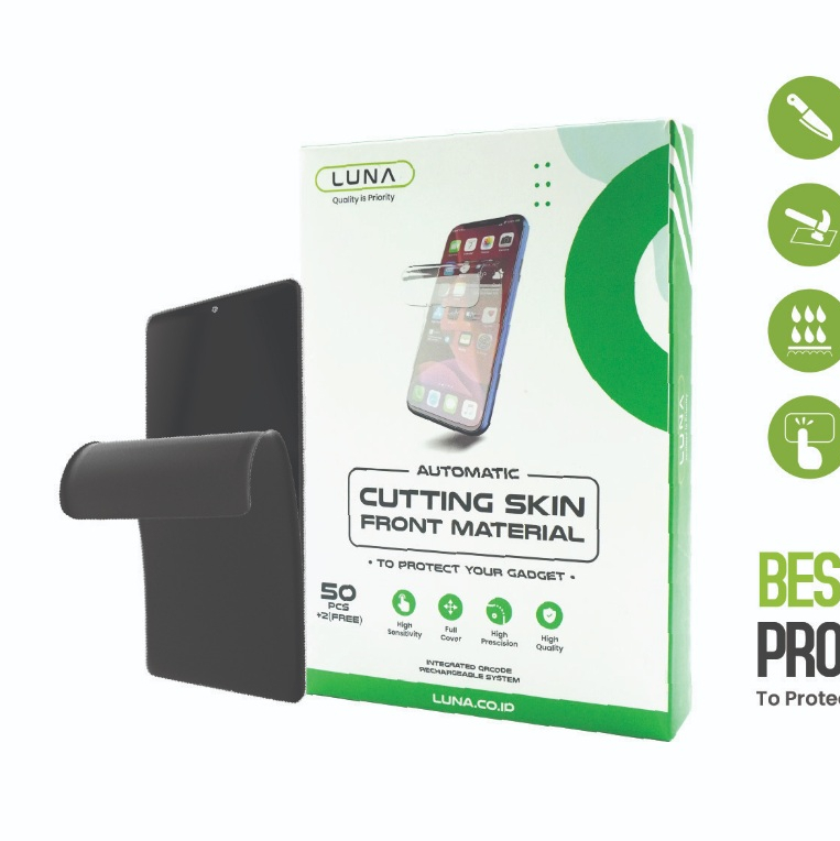 LUNA Cutting Skin Hydrogel Alasca Ruby Material Matte Per Box – Cutting Skin HP Anti Gores