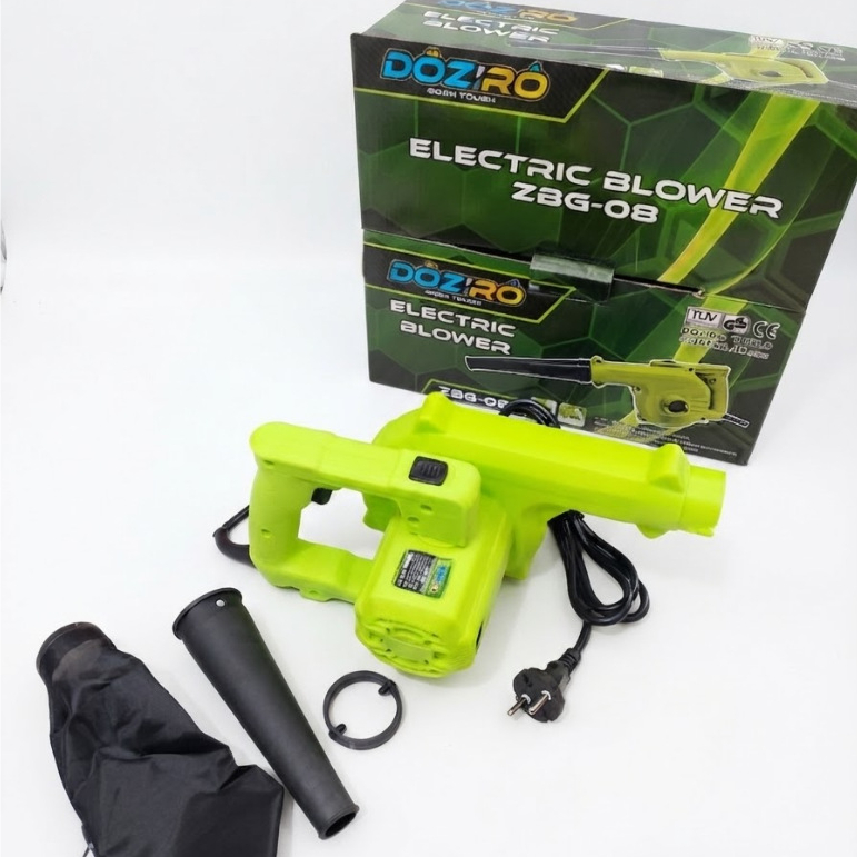 DOZIRO Electric Blower ZBG-08 Handheld Leaf Blower dengan Nozzle dan Cloth