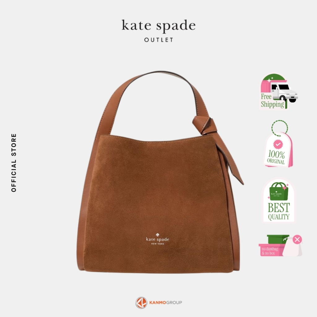 Kate Spade Knott Suede Carryall Bag - Tas Jinjing Wanita