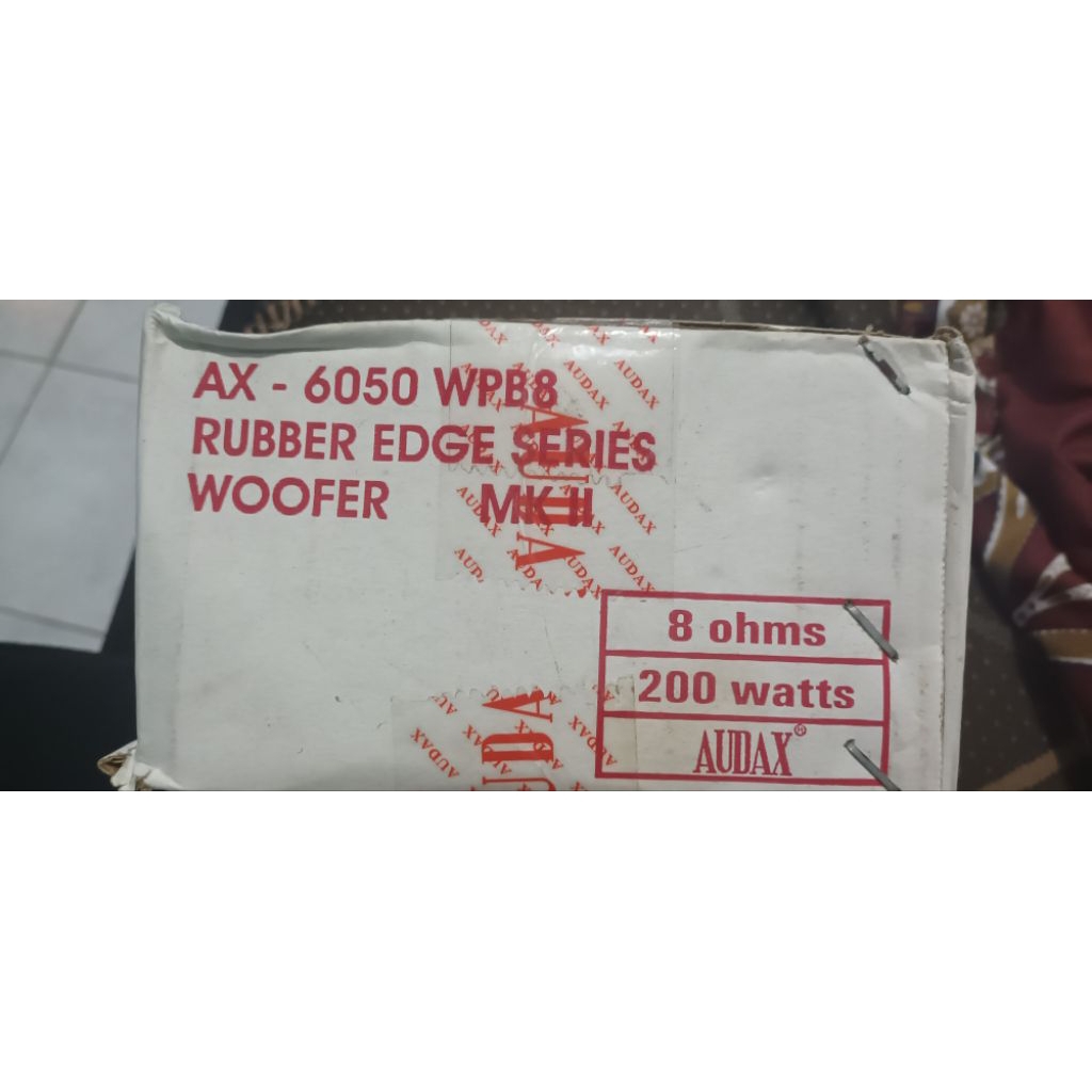 audax 6050 woofer speaker 6 inch 200 watt