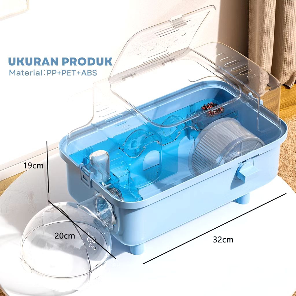 KANDANG HAMSTER PORTABLE || BOX HAMSTER