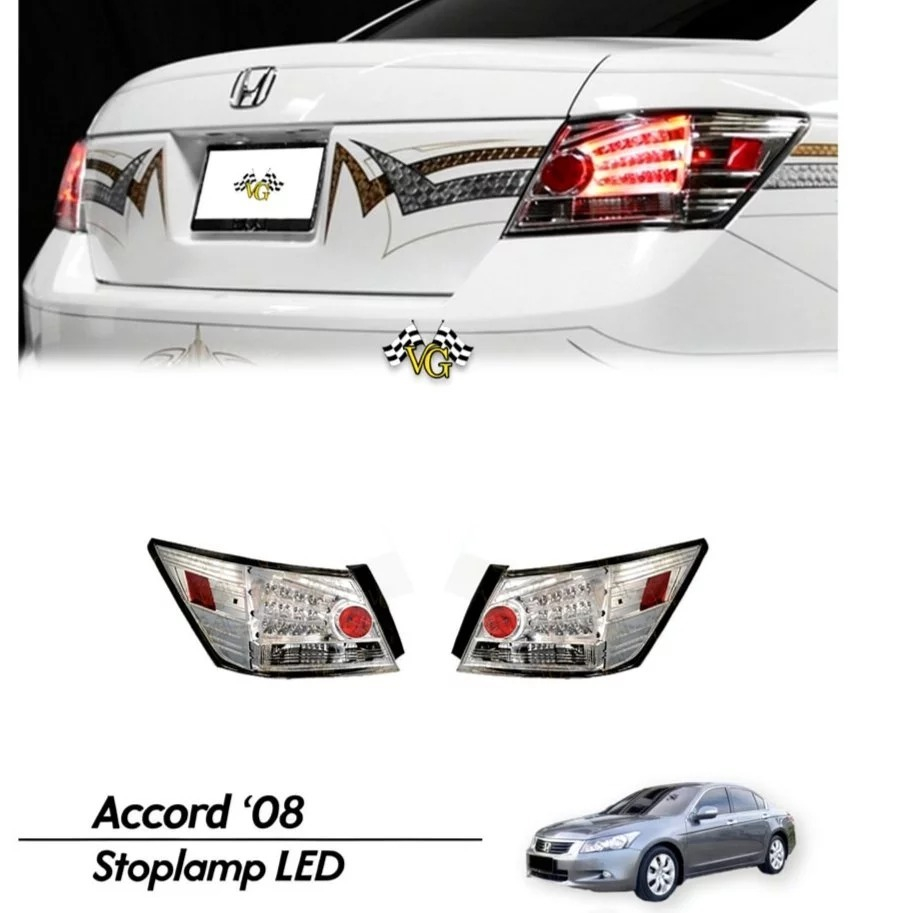 Stoplamp Accord 2008-2014 Lampu Belakang Mobil Accord LED