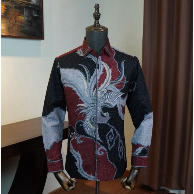 Widyakara - RENDY BATIK | Kemeja Batik Pria Katun India Lengan Panjang Exclusive Elegan Formal
