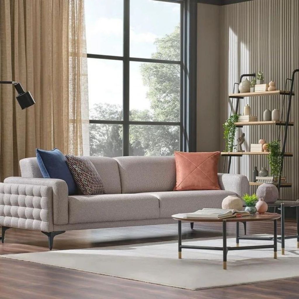 IDEA - Sofa 2 Seater Sofa Kantor Full Kulit Premium
