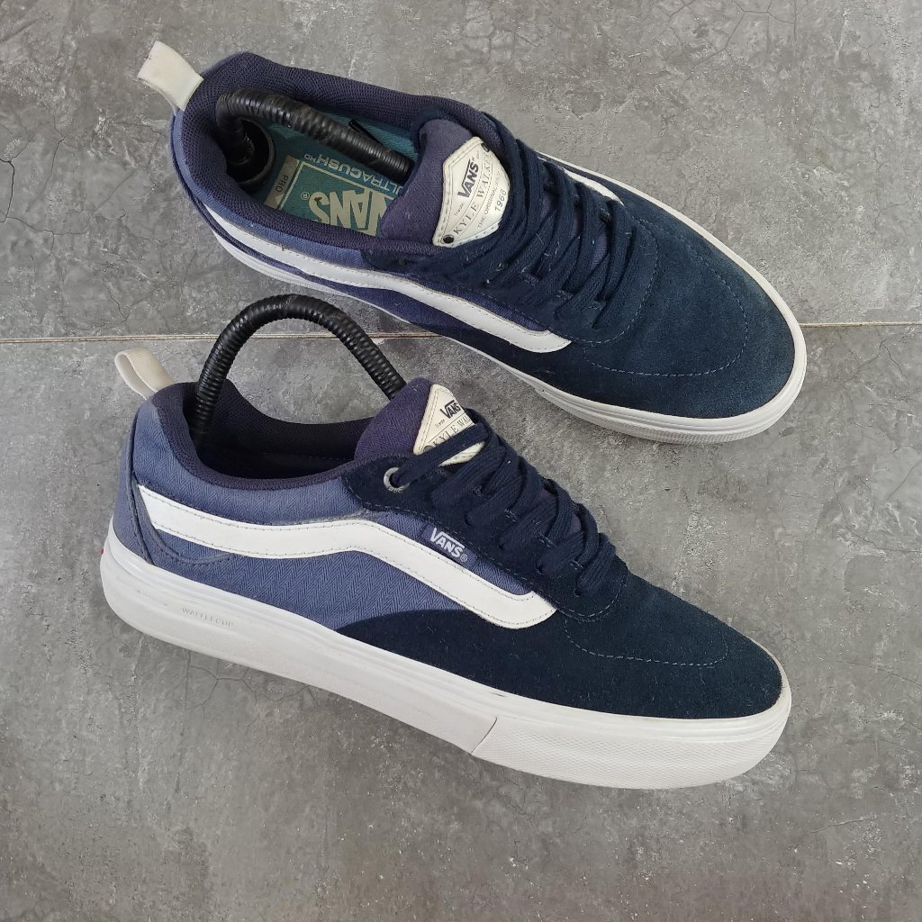 ( Size 39 ) Vans Kyle Walker PRO Blue Black White ORIGINAL
