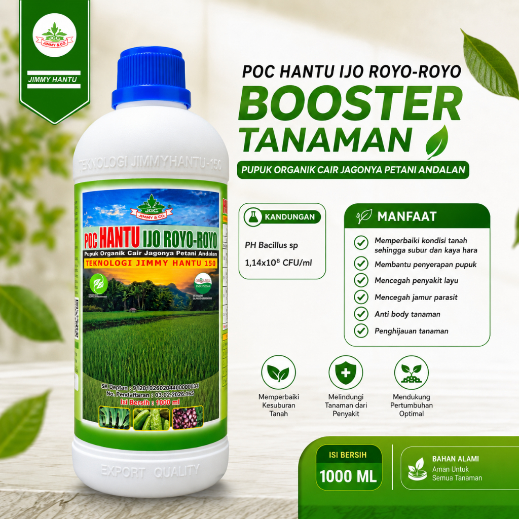 POC Hantu Ijo Royo-Royo Jimmy Hantu 1000ml | Booster Tanaman