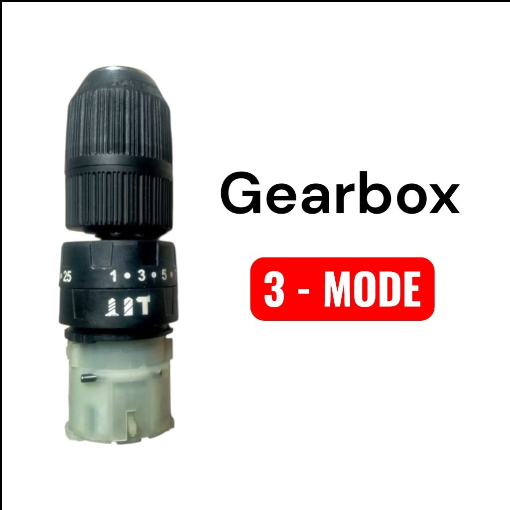 GEARBOX 3 MODE + CHUCK 10MM BOR CORDLESS IMPACT GEARBOX BOR IMPACT DRILL SET