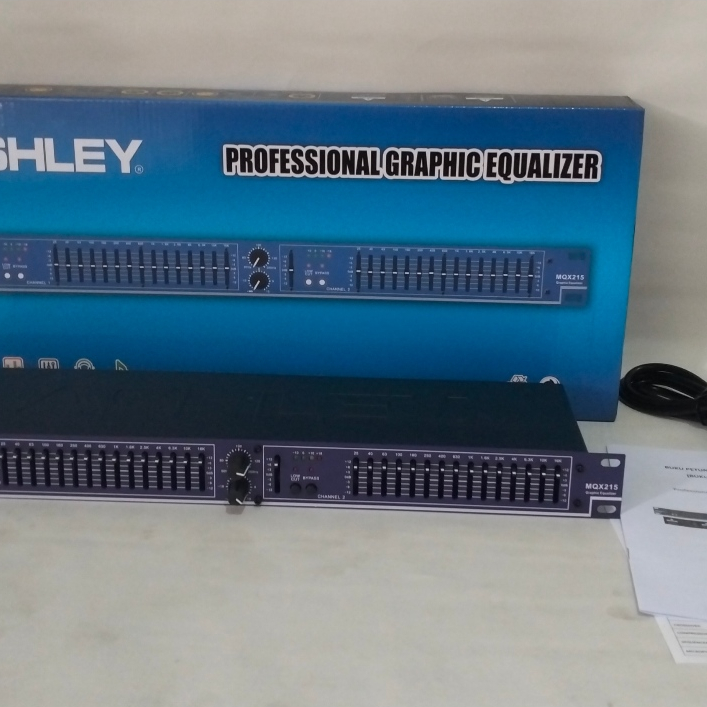 EQUALIZER ASHLEY MQX215 / MQX 215 + Subwoofer Ashley Mqx215 Equalizer