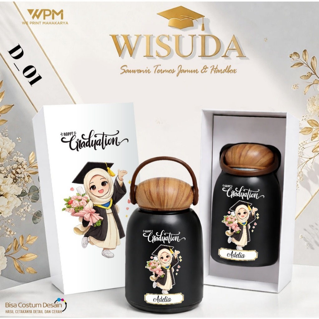 PAKET SOUVENIR  WISUDA / KENAIKAN KELAS / CUSTOM HARI GURU / IMLEK NATAL / TERMOS MINI NATAL / PAKET
