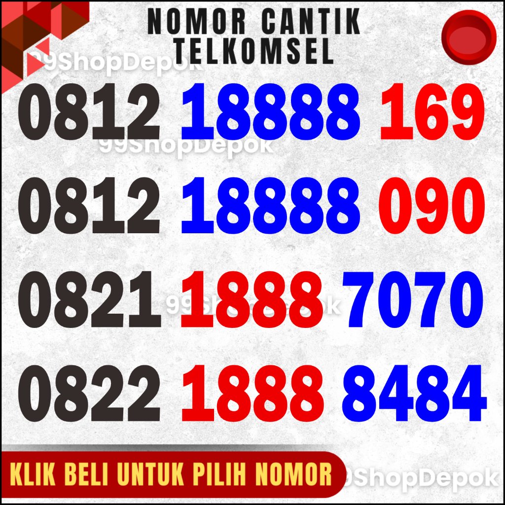 Nomor Cantik Simpati 18888, Nomer Cantik Telkomsel Simpati 4g 5g Kartu Perdana 1888 7070 - 1888 8484