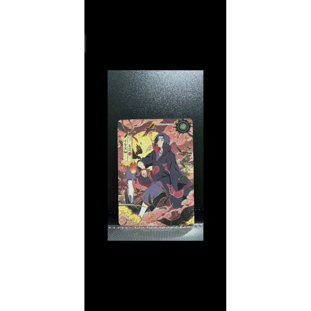 Naruto KAYOU Card Uchiha Itachi CR NRB09-CR-003L5 Highest Rarity