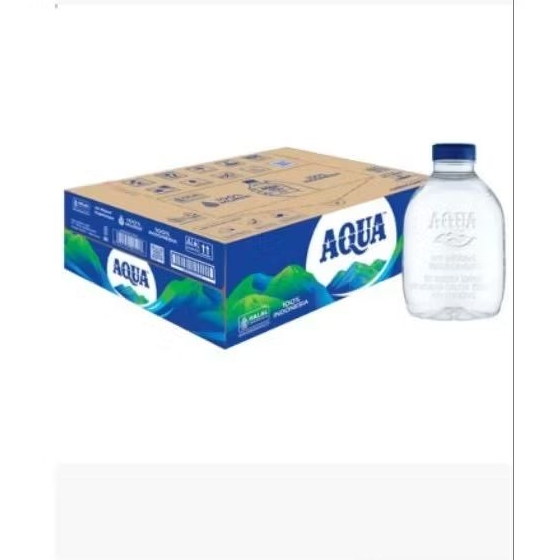 Air Mineral AQUA Botol Mini 220ml 24 Botol
