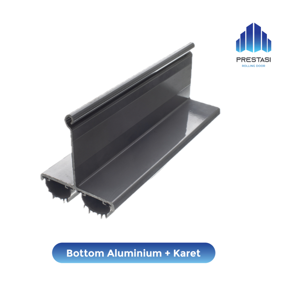 Bottom Aluminium Pintu Rolling Door Industri + Karet