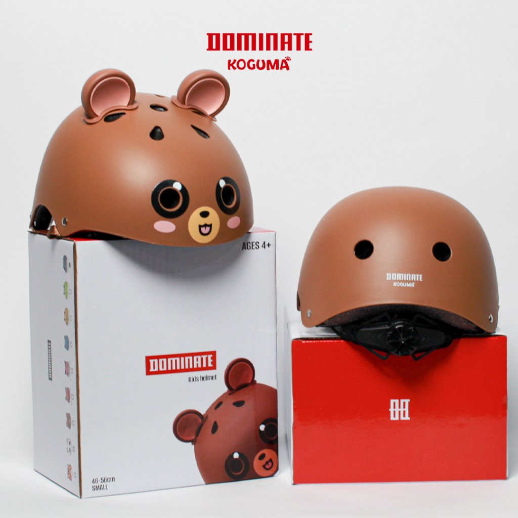 Helm Sepeda Anak DOMINATE X KOGUMA Kids Helmet