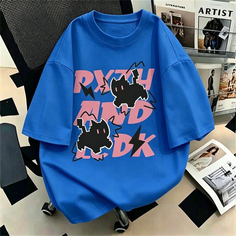 MOONANA Kaos Wanita Adem Daily Trendy Korean Style T-Shirt Dewasa Lengan Pendek SLNDXMO0258