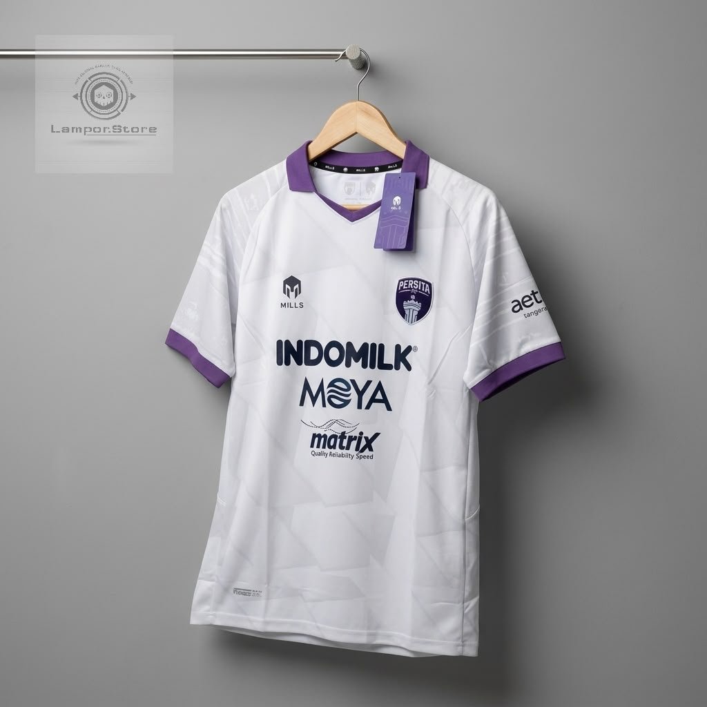 JERSEY MILLS PERSITA REPLICA VERSION 2022 AWAY PUTIH JS142
