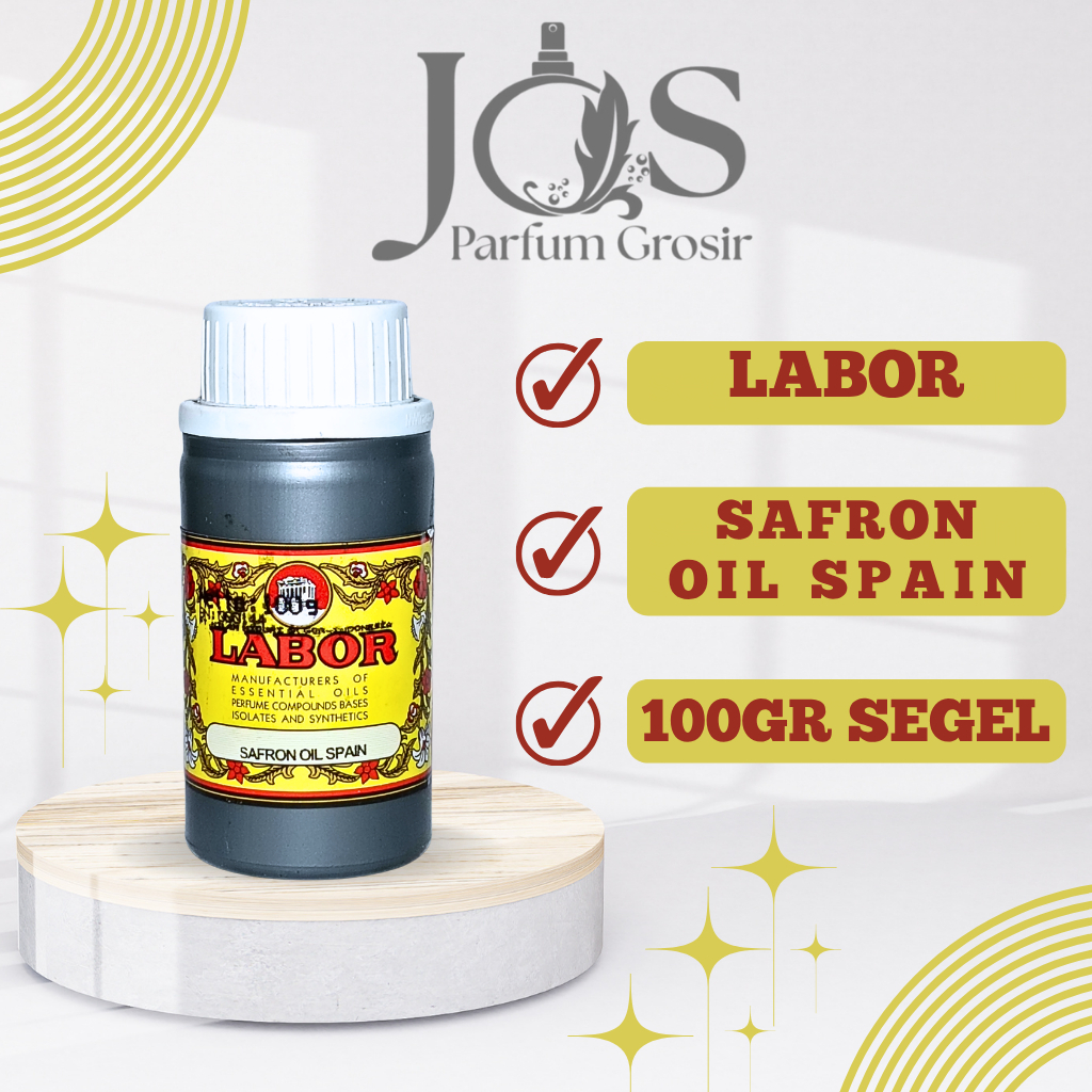 ( 100GRAM SEGEL ) SAFRON OIL SPAIN ~ Zafaron Putih ~ BY LABOR KEMASAN SEGEL PABRIK 100 GRAM PG (ORIG