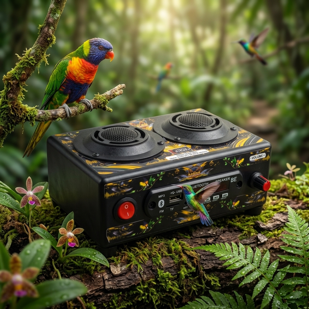 SPEAKER BURUNG ULTRA SONIC V2 USB DOUBLE SPEAKER MASTERAN BURUNG 24 JAM SUUARA JERNIH