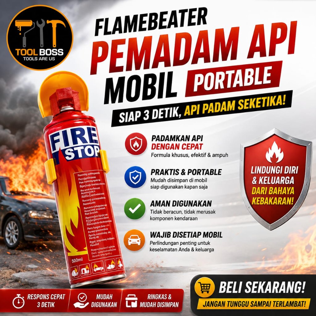FLAMEBEATER PEMADAM API MOBIL - TABUNG APAR PORTABLE