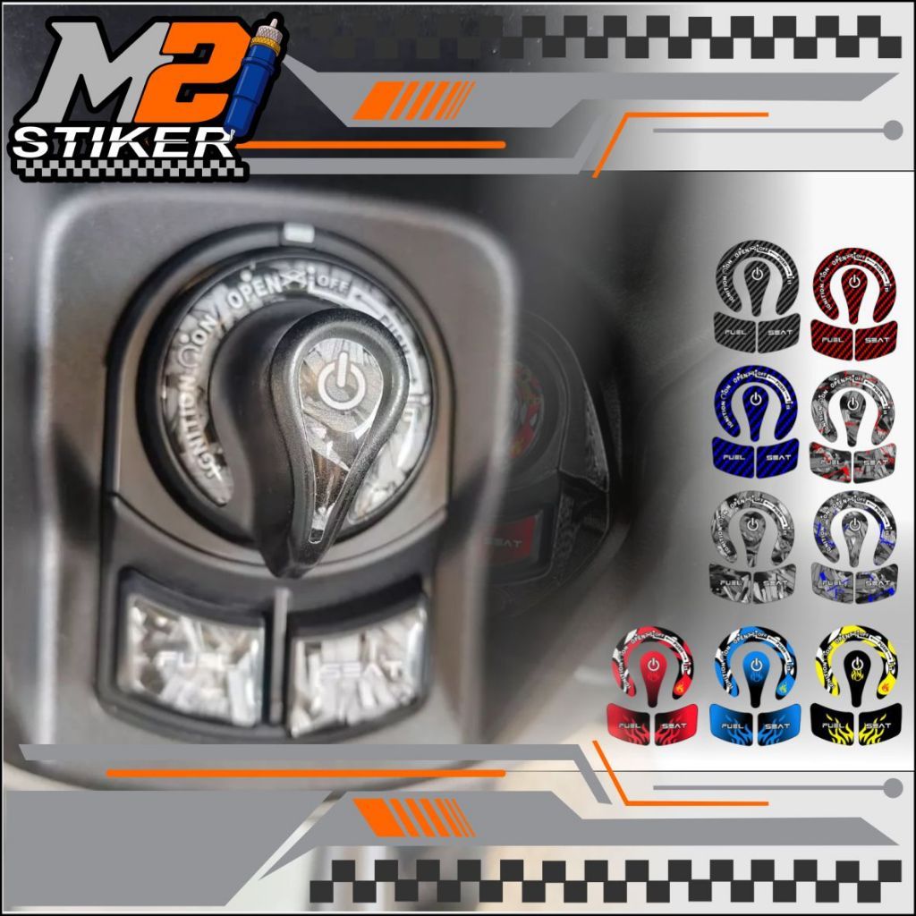 New Disain Emblem Timbul kunci nmax new keylles EMBLEM KONTAK YAMAHA NMAX NEO S