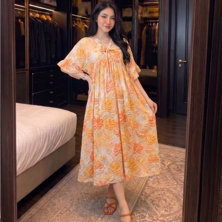 NURRE STORE.ID Daster Karamoya  Dress Rayon Premium Remaja Bumil