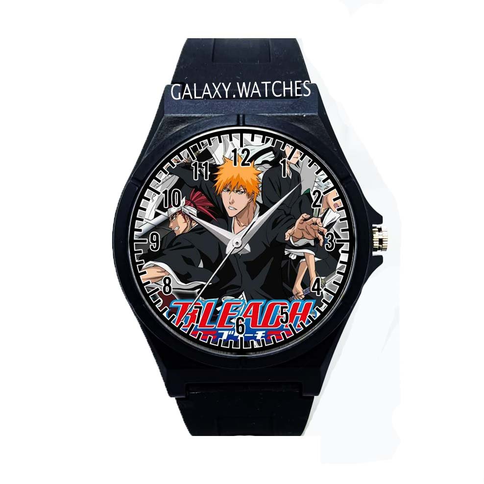 Jam Tangan Anak Cowok Bahan Rubber Anti Air Karakter Bleach